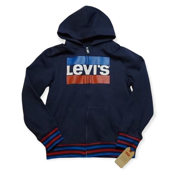 NWT Levi's Hooded Logo Sweatshirt Large - Picture 1 of 6